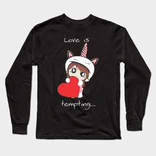 love is tempting Long Sleeve T-Shirt